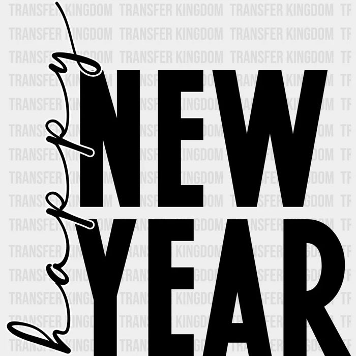 Happy New Year Design - New Year DTF heat transfer