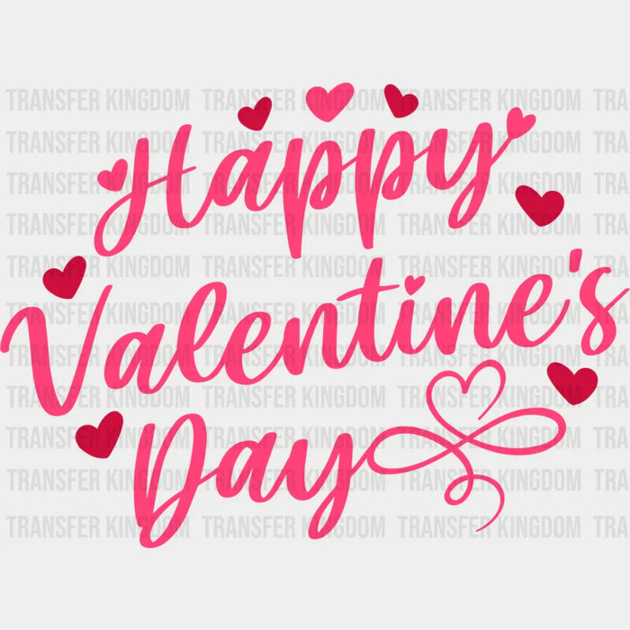 Happy Valentine's Day - Valentine's Day DTF heat transfer