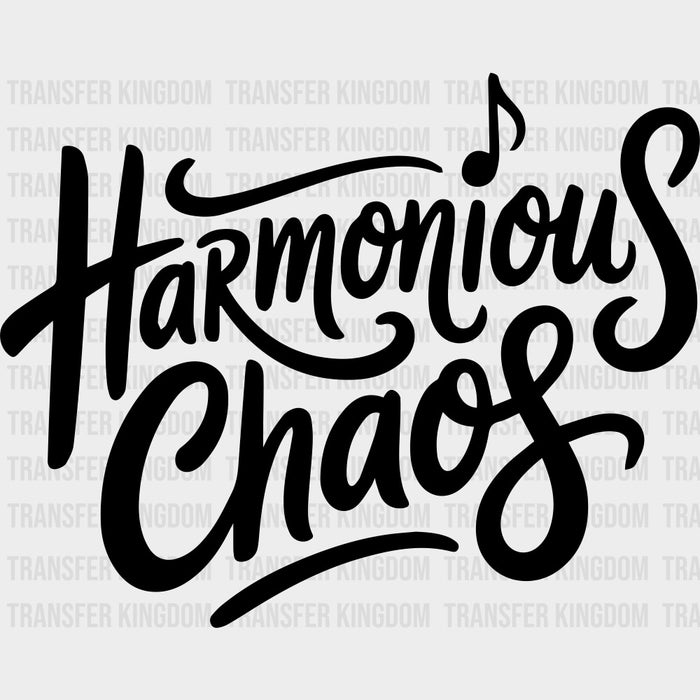 Harmonious Chaos - Music DTF Transfers