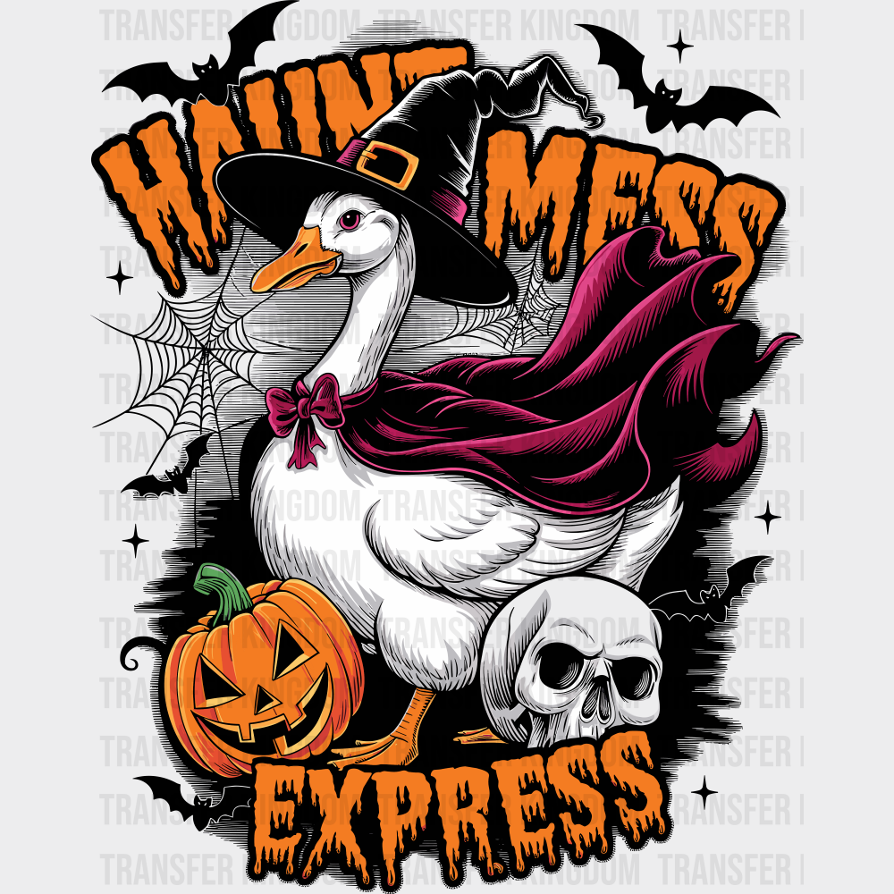 Haunt Mess Express Halloween DTF Transfer