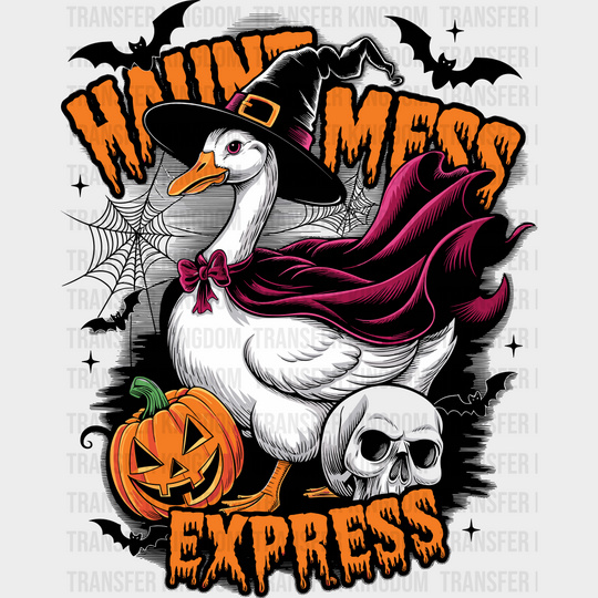 Haunt Mess Express Halloween DTF Transfer