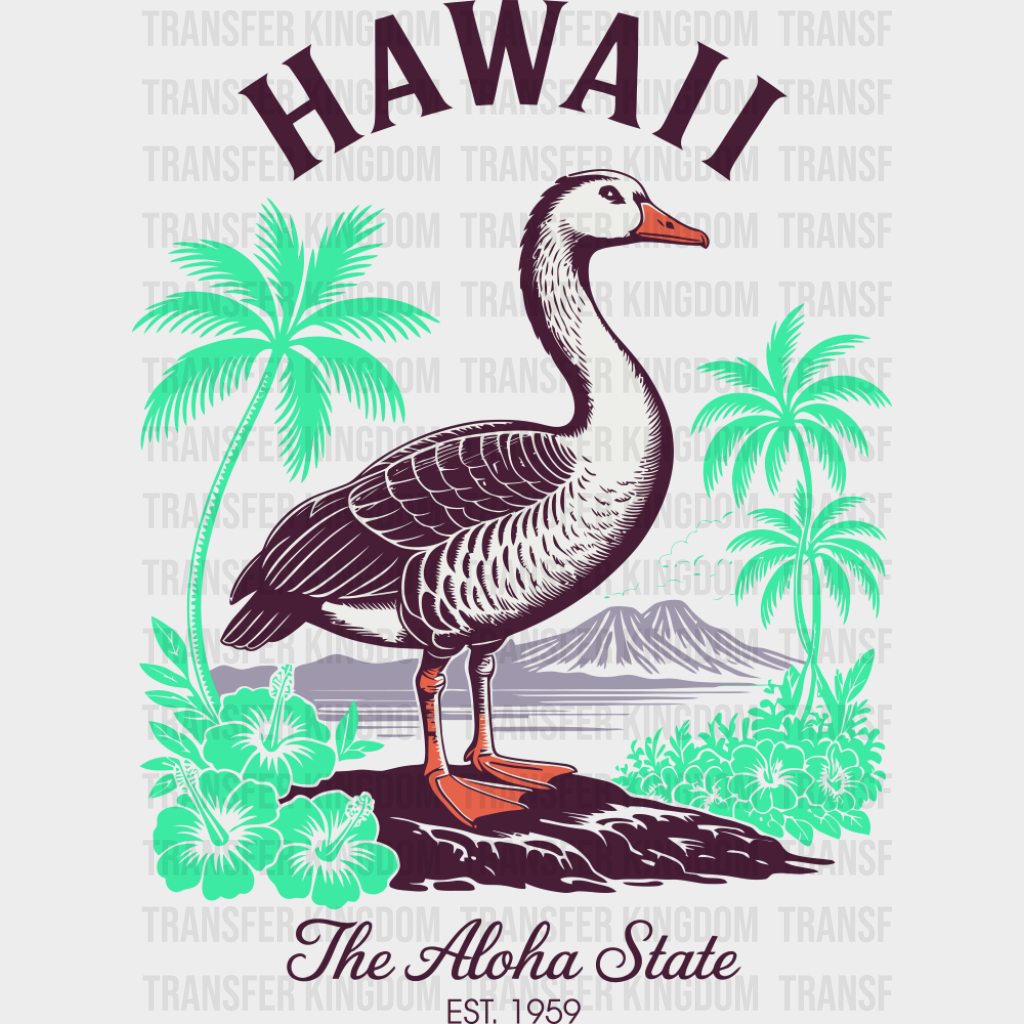 Hawaii The Aloha State - States & Cities DTF Transfer
