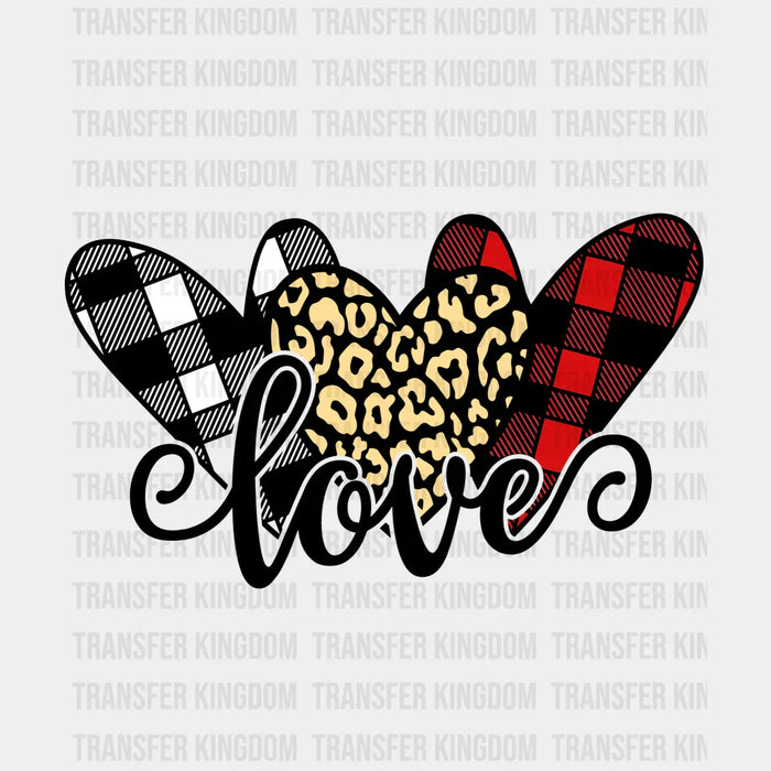 Heart Butterfly Valentine's Day Design - DTF heat transfer
