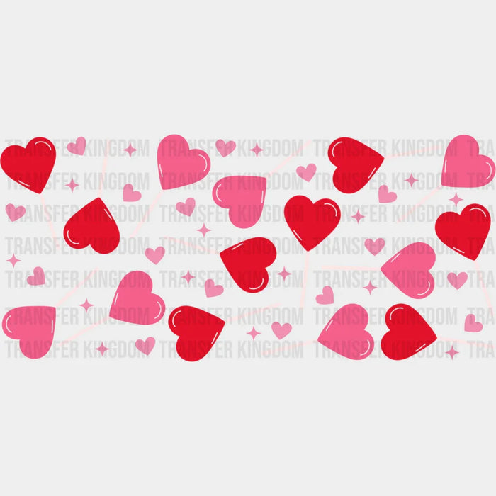 Heart Lollipop - Valentine's Day Cup Wrap UV Sticker Permanent UV DTF Decal