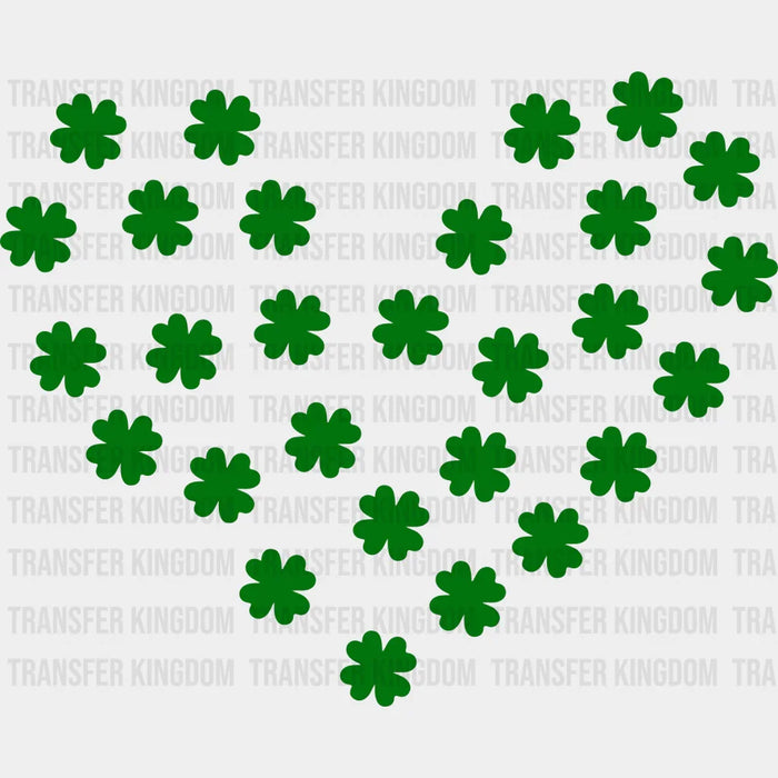 Heart Clover St. Patrick's Day Design - DTF heat transfer