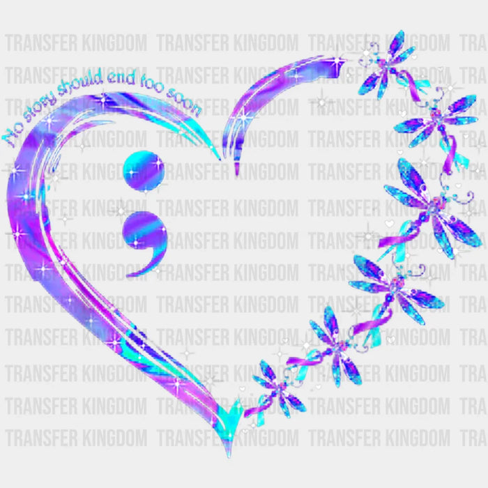 Heart - Suicide Awareness DTF Transfer