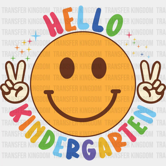 Hello Kindergarten - Back To School DTF Transfer