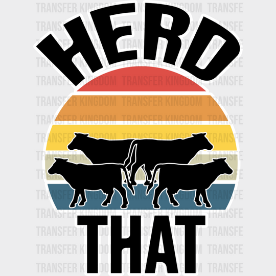 Herd That Design - Farmer Dtf Transfer Unisex S & M (10’’) / Light Color See Imaging