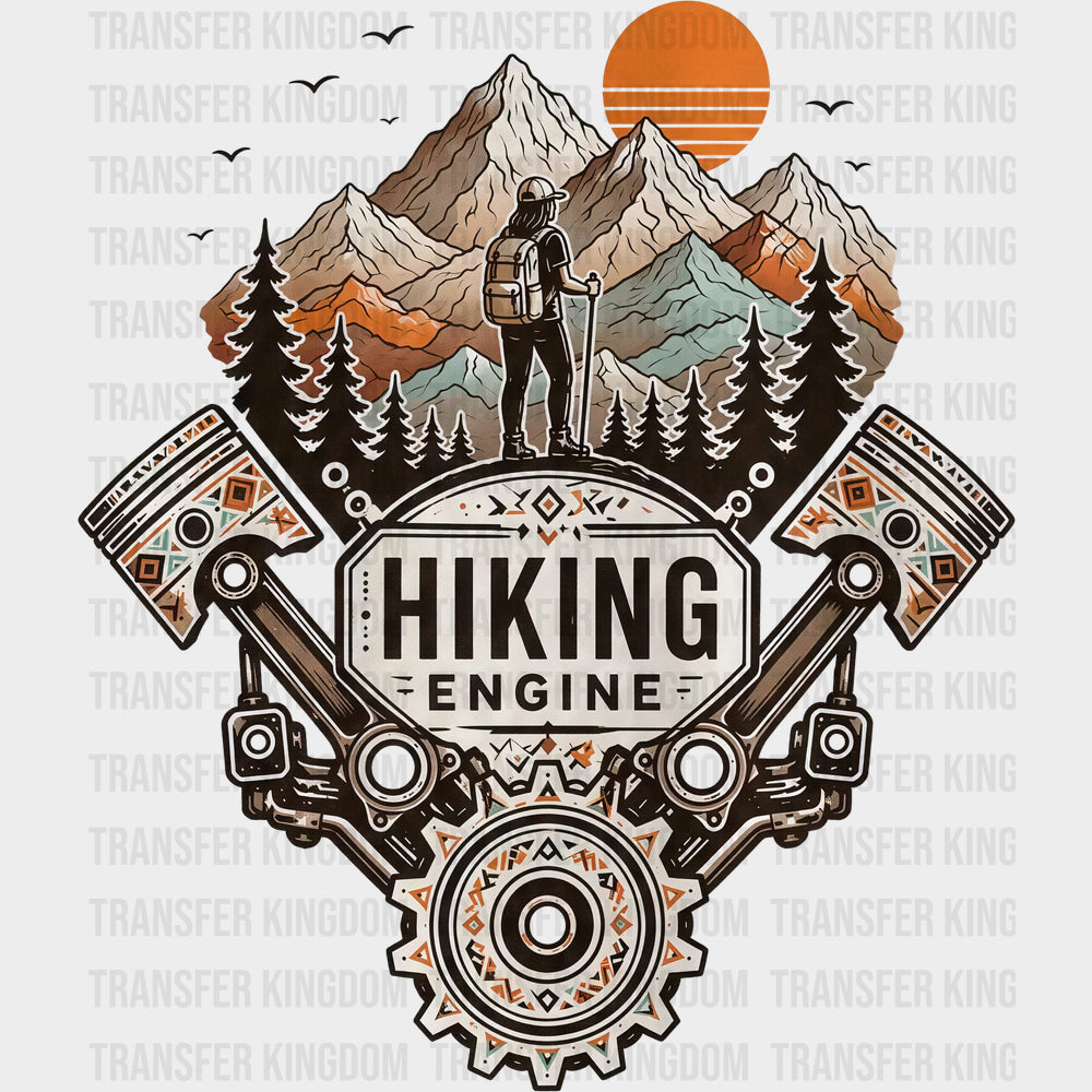 Hiking Engine - Hiking DTF Transfers