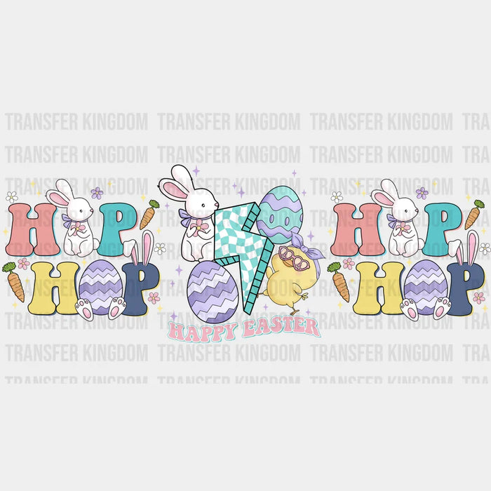 Hip Hop Happy Easter Doodles UV DTF Transfer Cup Wrap UV DTF Sticker