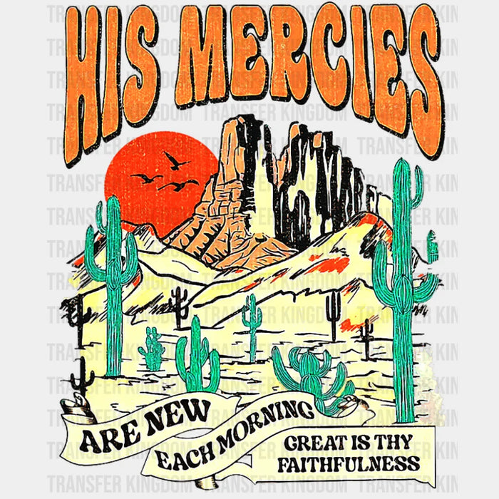His Mercies - Christianity DTF Transfer