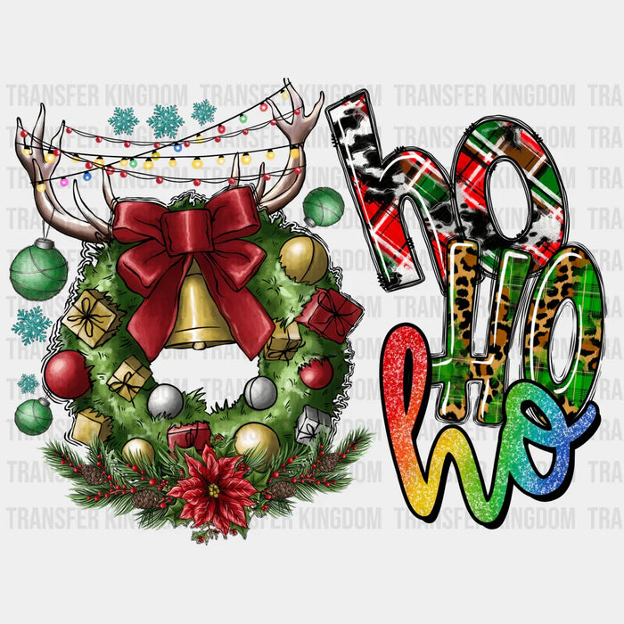 HO HO HO Design - Christmas DTF heat transfer