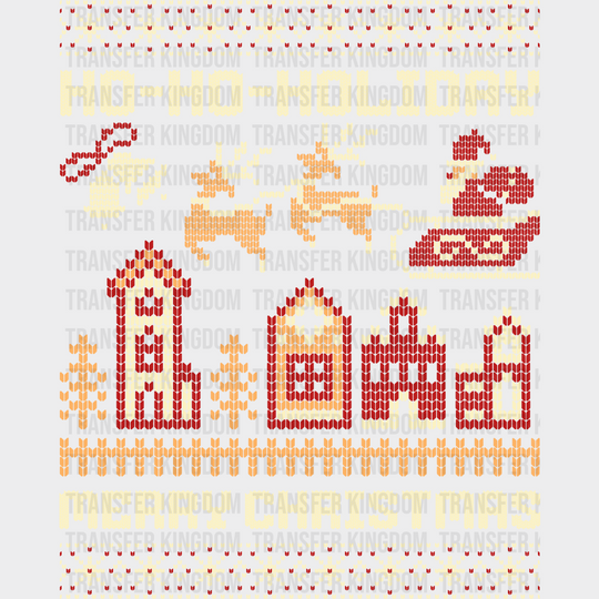 Ho Ho Holiday Merry Christmas - Christmas DTF Transfer
