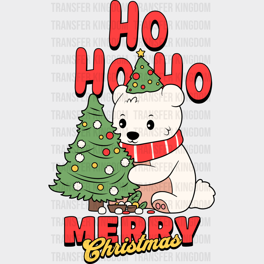Ho Ho Ho Merry Christmas - Christmas DTF Transfer