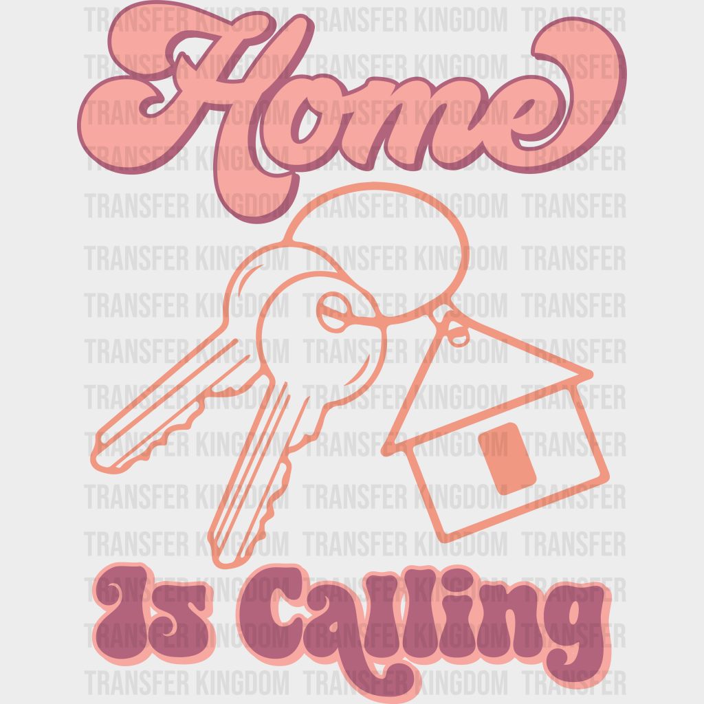 Home 15 Calling Design - Realtor Dtf Heat Transfer