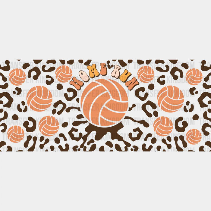 Home Run Volleyball - Volleyball Cup Wrap UV Sticker Permanent UV DTF Decal