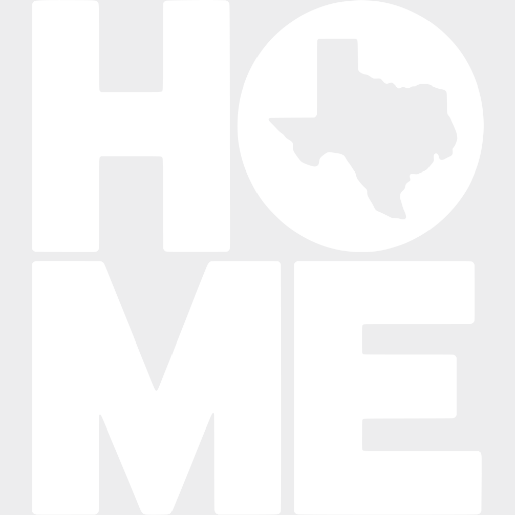 HOME Texas - States & Cities DTF Transfer Adult Unisex - S & M (10’’) / Light Color Design (See Imaging)