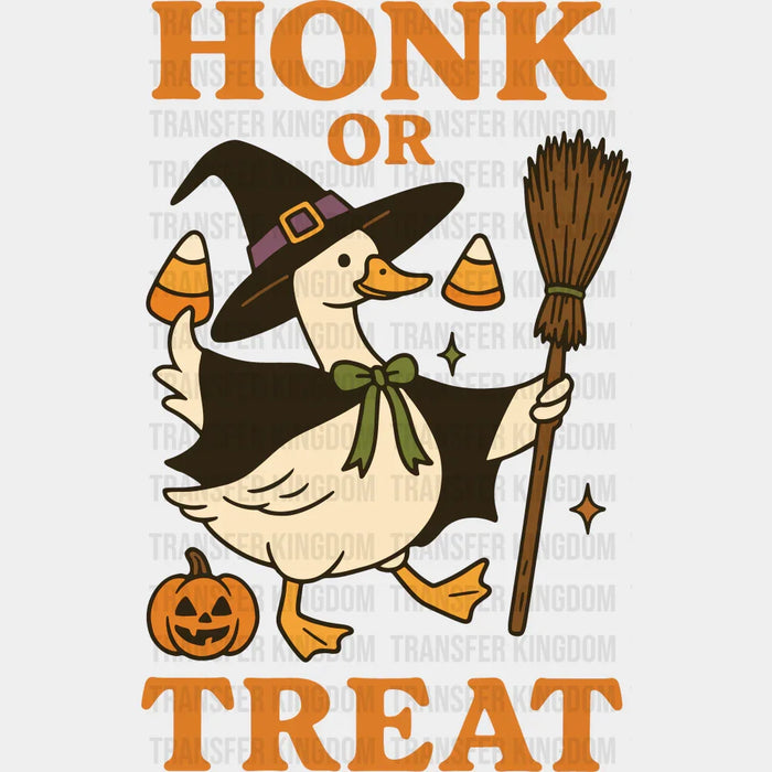 Honk Or Treat Witch Goose - Halloween DTF Transfer