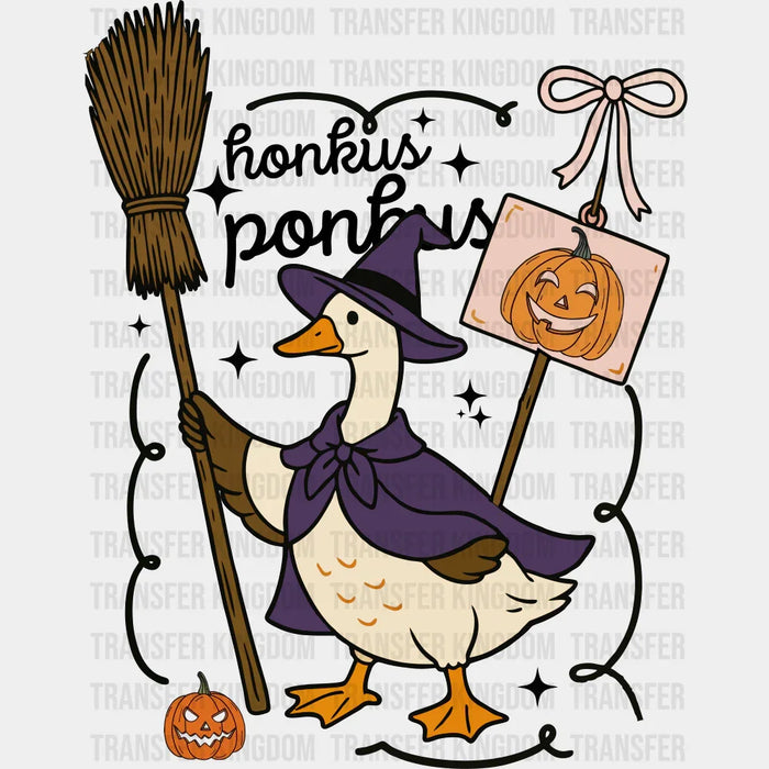 Honkus Ponkus B&W - Halloween DTF Transfer
