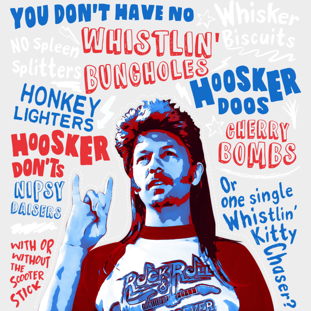 Hoosker Doos Hoosker Don’ts - 4th Of July DTF Transfer Adult Unisex - S & M (10’’) / Light Color Design (See Imaging)