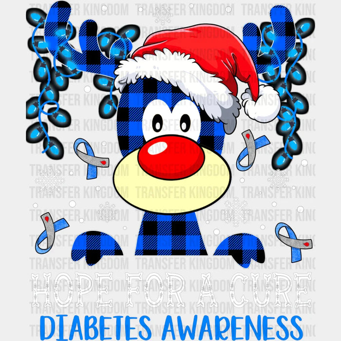 Hope For A Cure - Diabetes DTF heat transfer