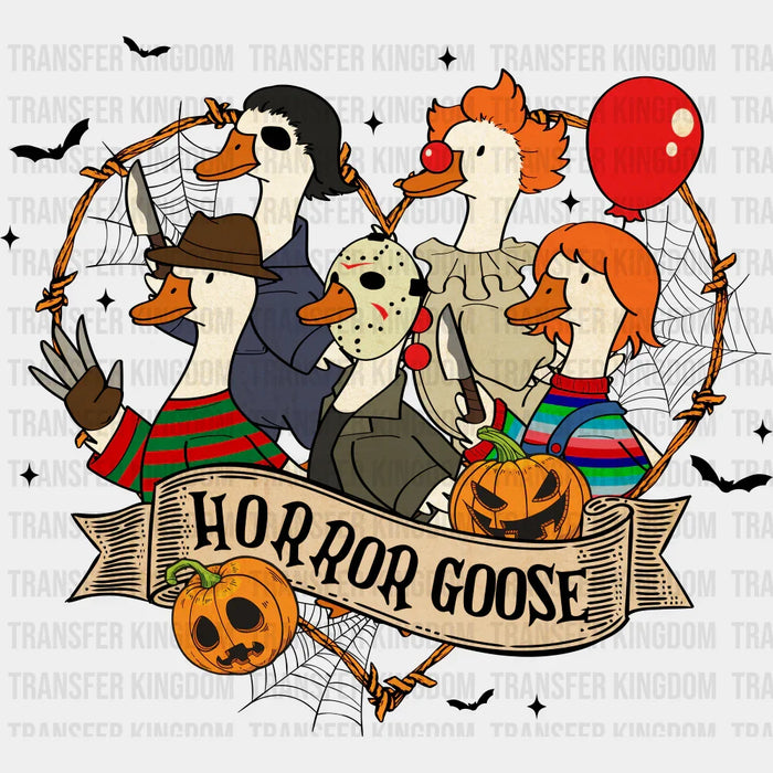 Horror Goose Heart Frame - Halloween DTF Transfer