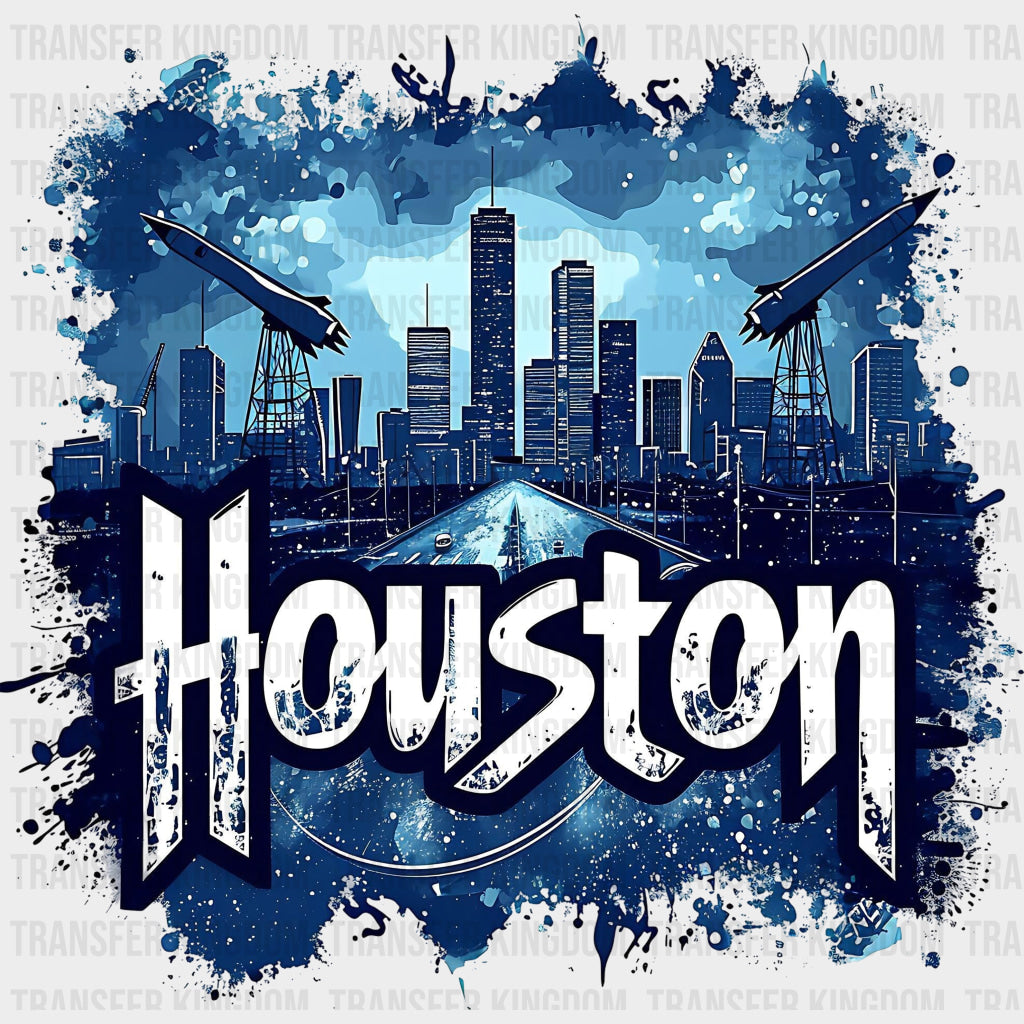 Houston Blue Design - States & Cities DTF Transfer