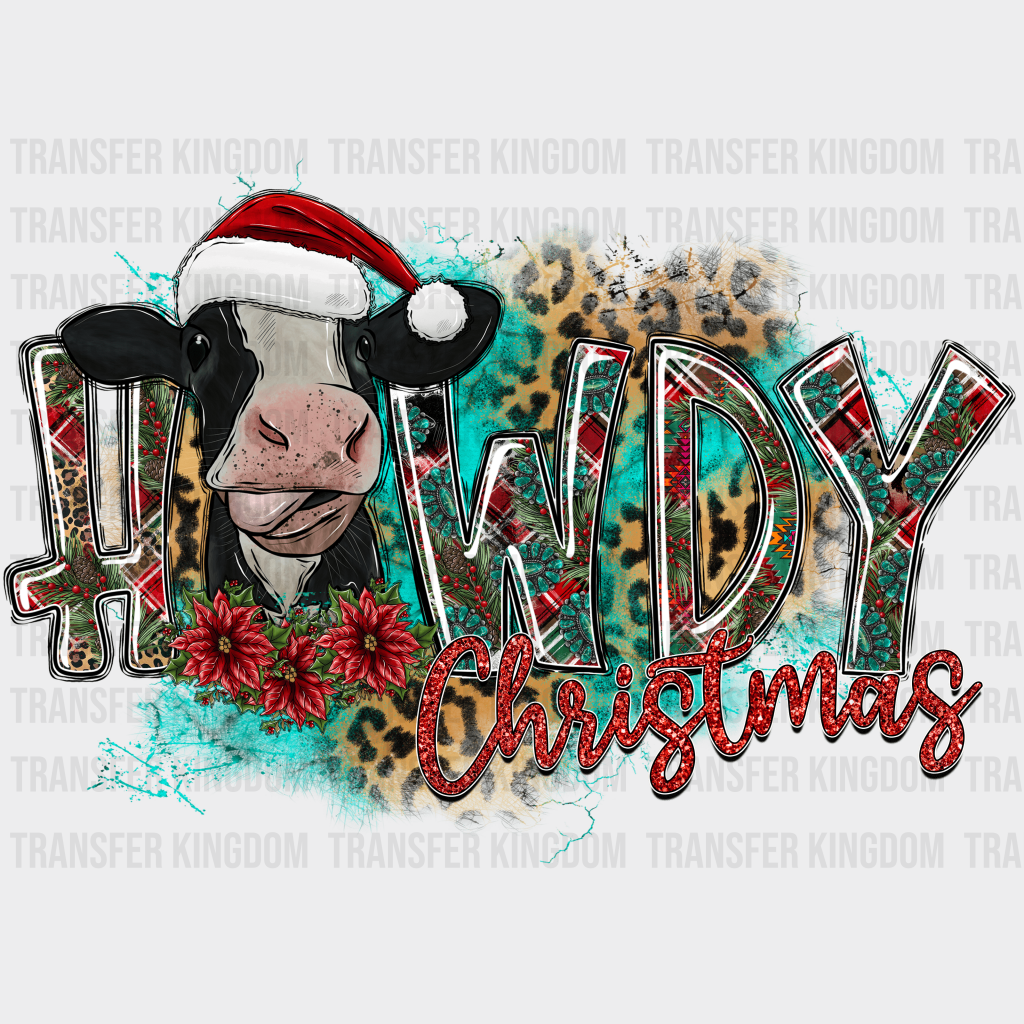 Howdy Christmas Christmas Design - Dtf Heat Transfer