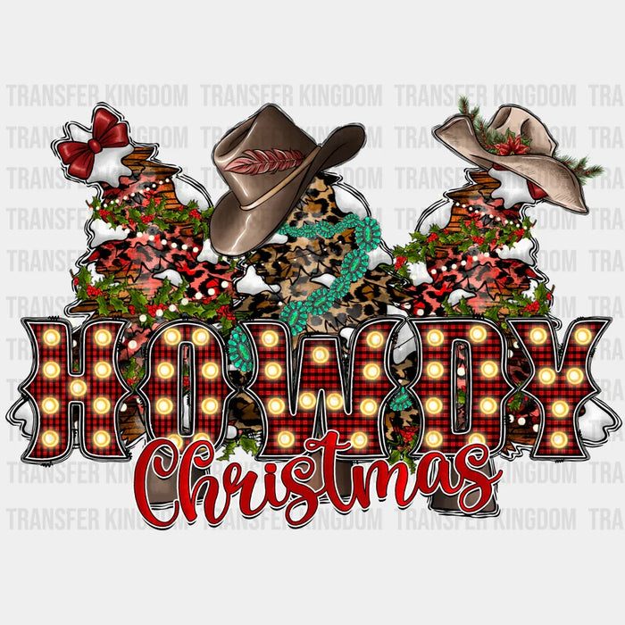 HOWDY CHRISTMAS Christmas Design - Christmas DTF heat transfer