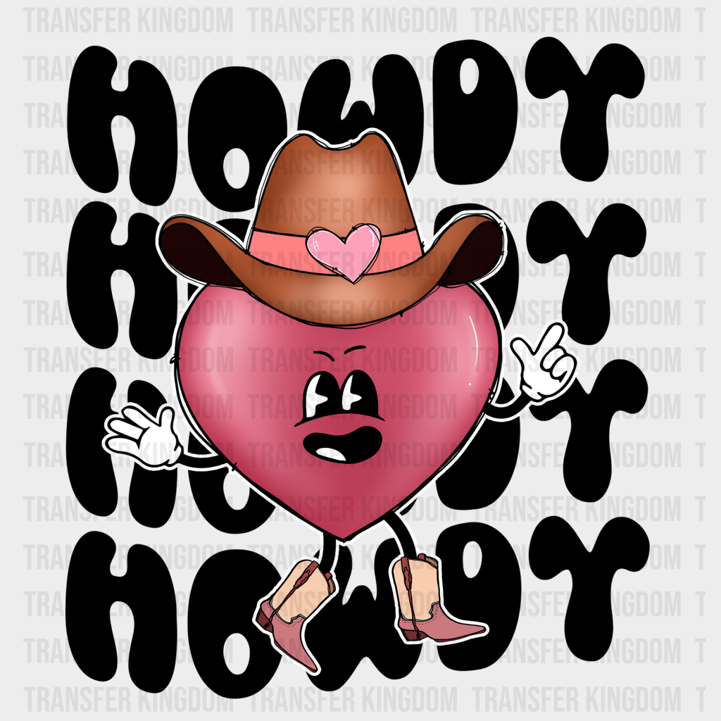 HOWDY HOWDY COWBOYS - DTF heat transfer - transfer-kingdom