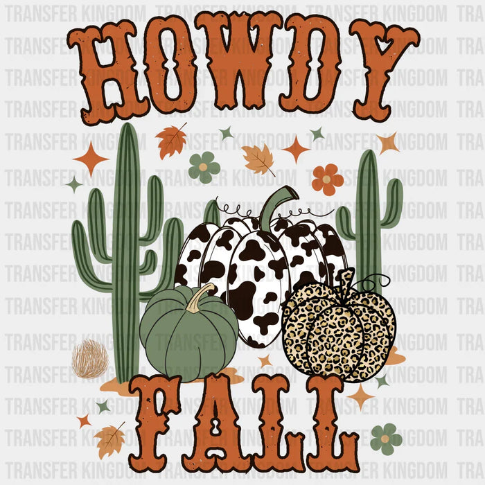 Howdy Fall - Fall DTF heat transfer