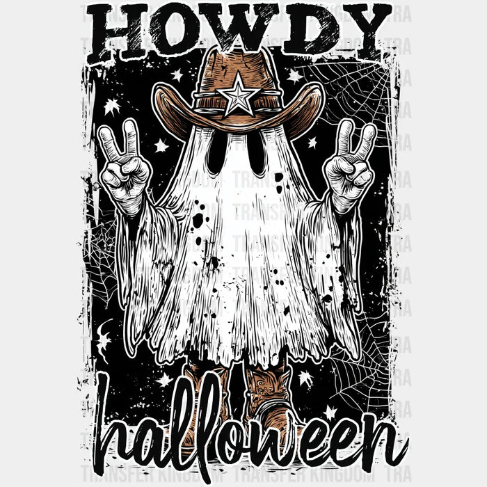 Howdy Halloween Ghost - Halloween DTF Transfer