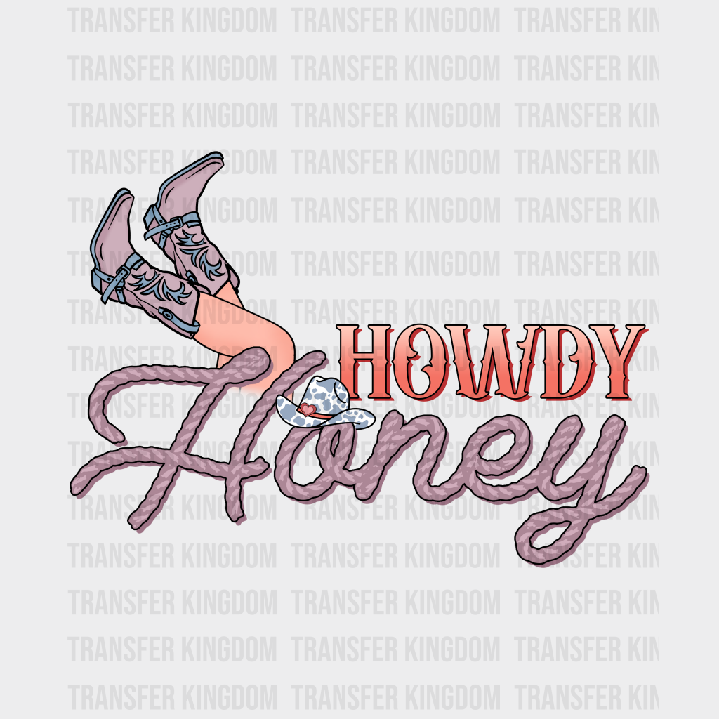 Howdy Honey - Dtf Heat Transfer