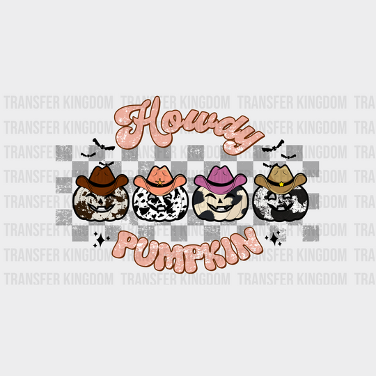 Howdy Pumpkin - Fall Cup Wrap Uv Sticker Permanent Dtf Decal