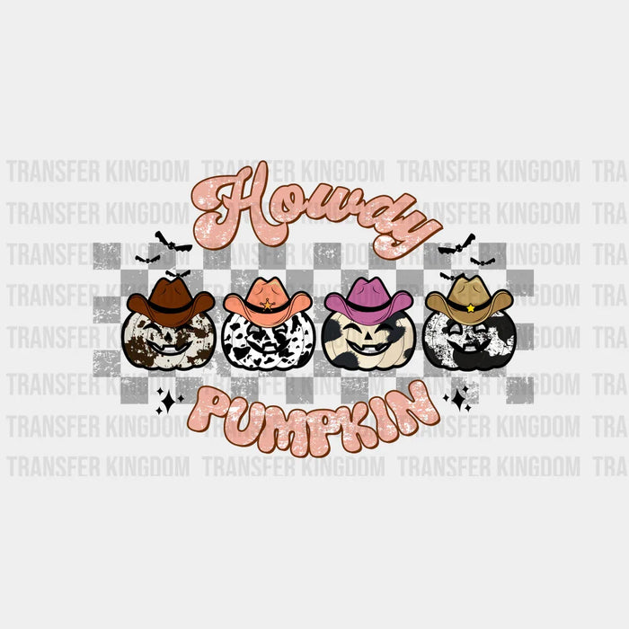 Howdy Pumpkin - Fall Cup Wrap UV Sticker Permanent UV DTF Decal