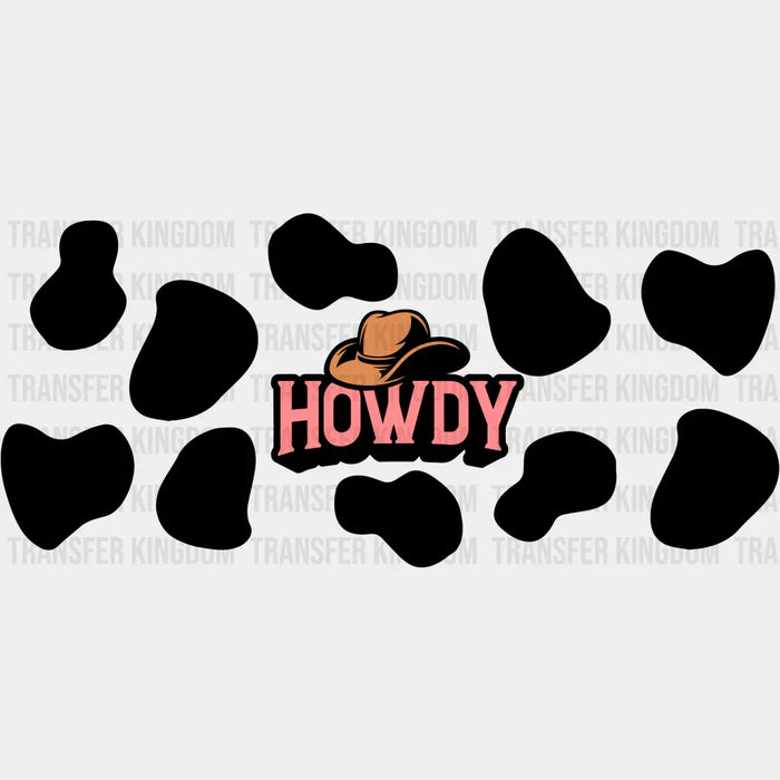 Howdy UV DTF Transfer Cup Wrap UV DTF Sticker