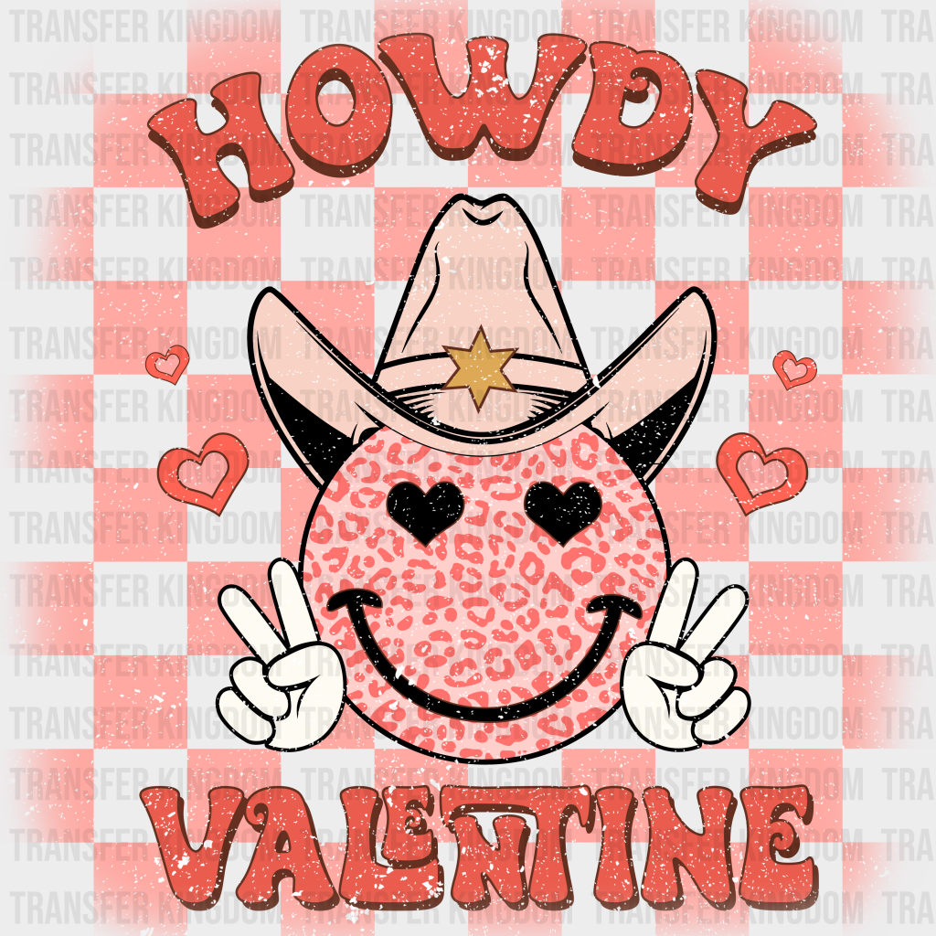 HOWDY VALENTINE COWBOY - DTF heat transfer - transfer-kingdom