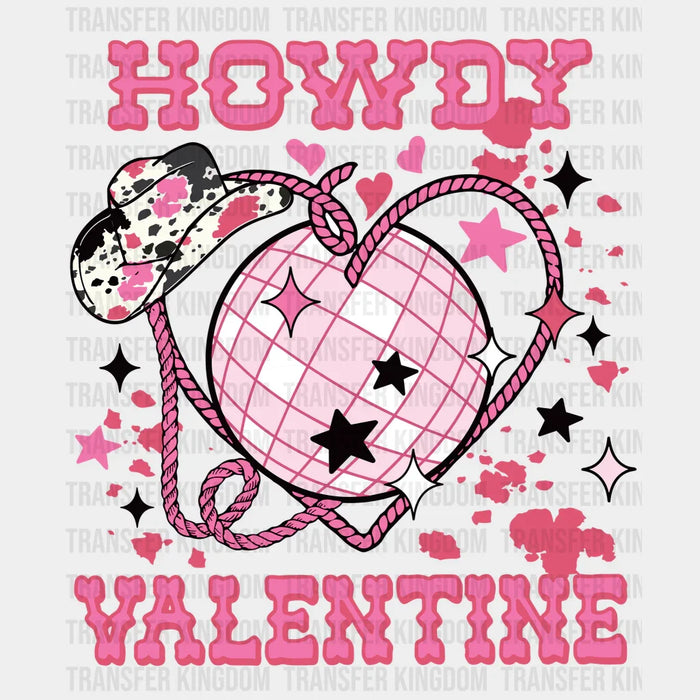 Howdy Valentine Valentine's Day Design - DTF heat transfer
