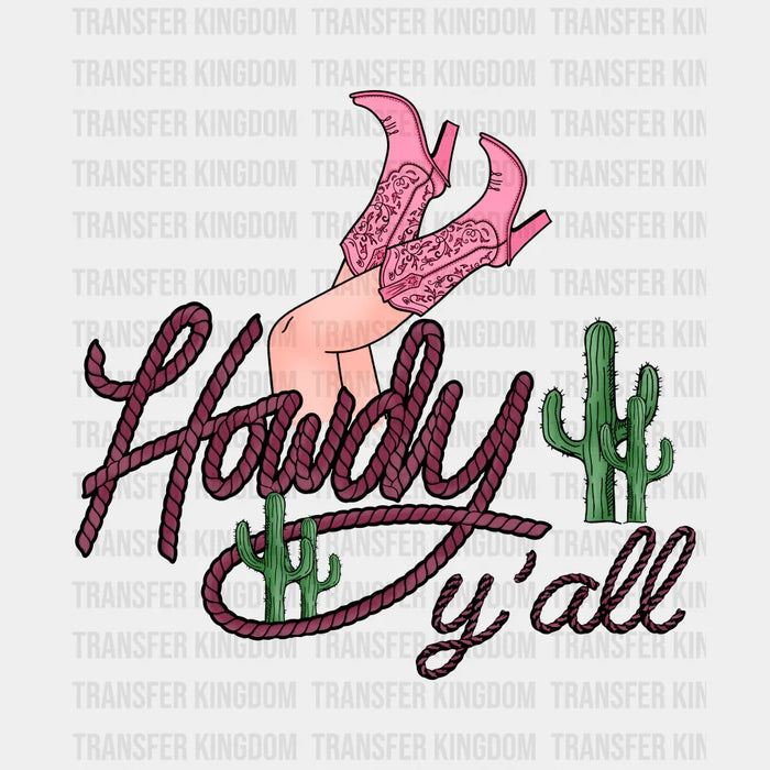 HOWDY YALL - DTF heat transfer