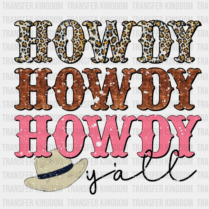 HOWDY HOWDY YALL - DTF heat transfer