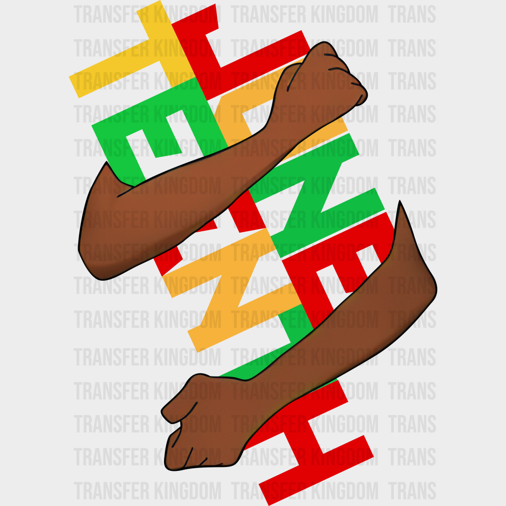 Hugging Juneteenth - Dtf Heat Transfer