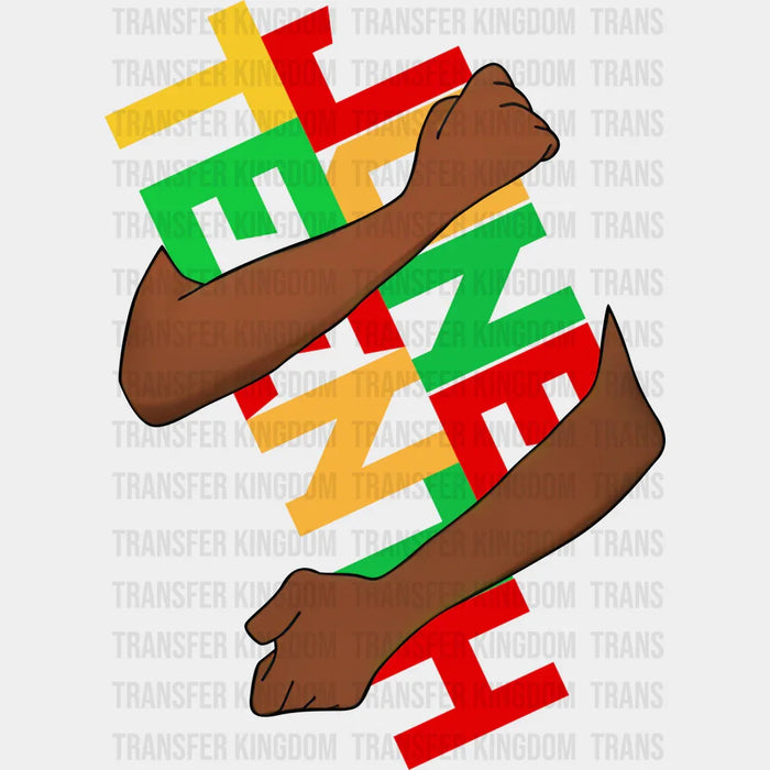 Hugging Juneteenth - Juneteenth DTF Heat Transfer