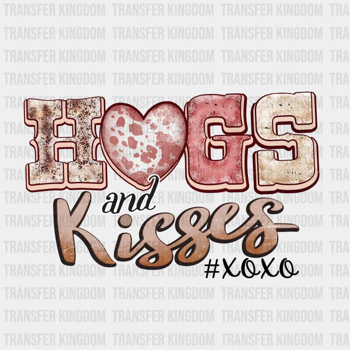 HUGS AND KISSES XOXO - DTF heat transfer