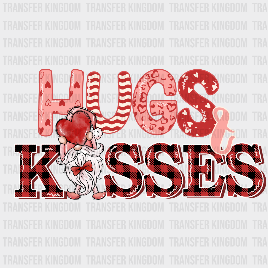 Hugs Kisses - Dtf Heat Transfer