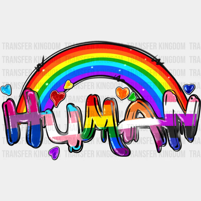Human Rainbow - LGBTQ+ DTF Transfer