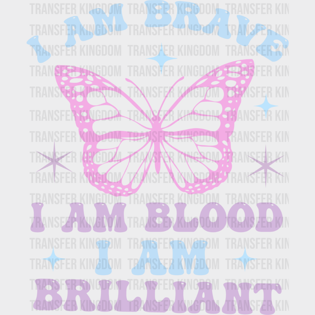 I Am Brave - Kids Dtf Heat Transfer