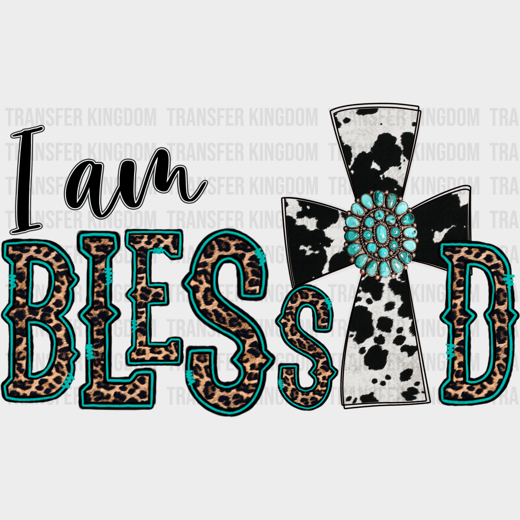 I Am Jesus Blessed Design - Western Dtf Transfers