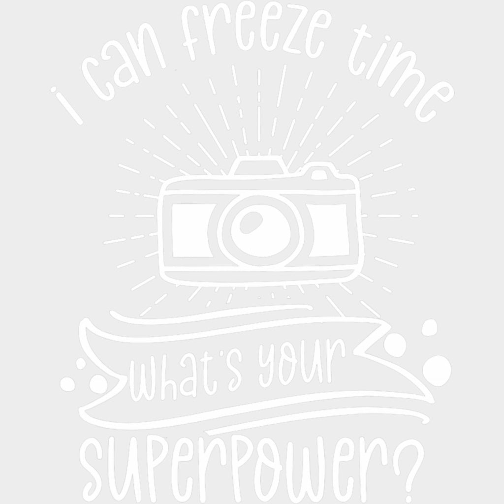 I Can Freeze Time, Lines & Dots - Photography DTF Transfers transfer-kingdom Light Color Design (See Imaging)