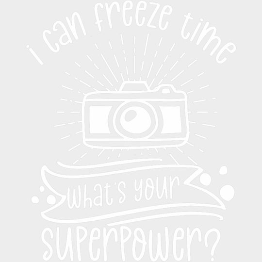 I Can Freeze Time, Lines & Dots - Photography DTF Transfers transfer-kingdom Light Color Design (See Imaging)