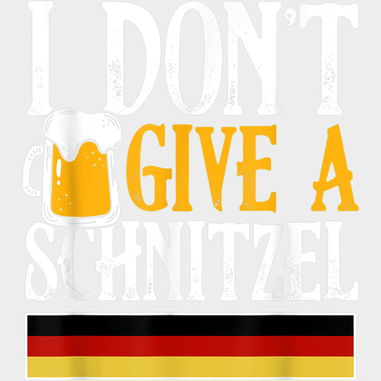 I Don’t Give A Schnitzel - Oktoberfest DTF Transfers Adult Unisex - S & M (10’’) / Light Color Design (See Imaging)